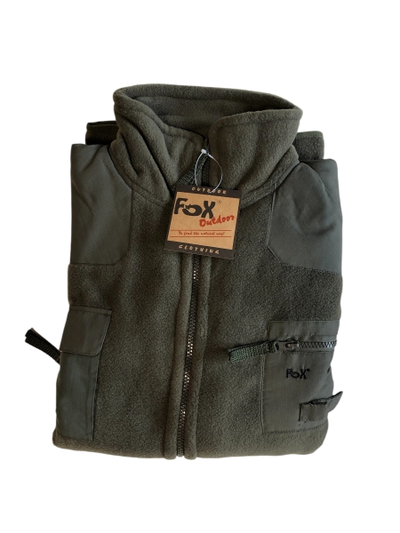Fleece Jacke Polar von Fox in Olivgrün